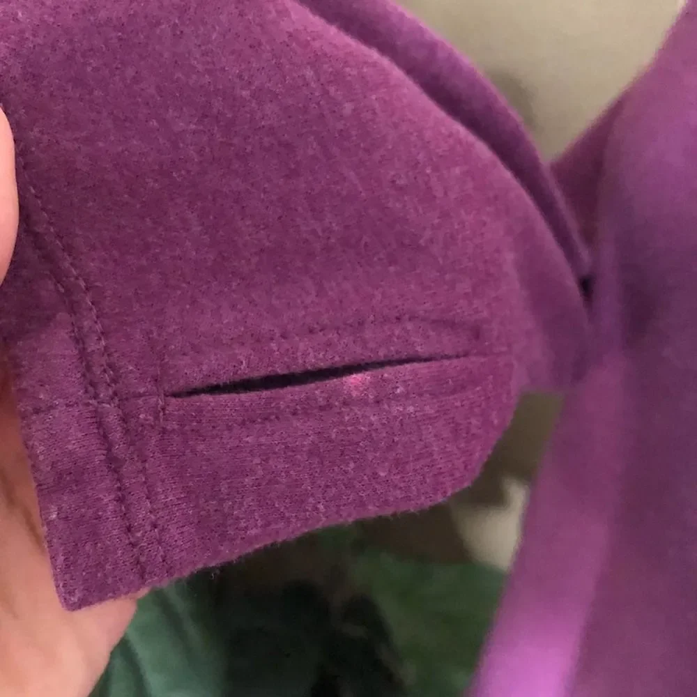 RBX Purple Cowl-Neck Pullover Sweatshirt